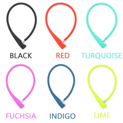 Knog Frankie Sausage Lock 13mm Cable, Silicone Overmould, 2 Keys, 2.3ft, Steel - Image 1 of 4