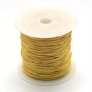 1roll Nylon Thread with Metallic Cords golden 0.3mm about 185.91 yards(170m) - Picture 1 of 3