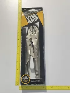 Vise-Grip 7WR Locking Pliers Curved Jaws With Wire Cutter Rare 🇺🇸 NOS VTG NEW - Picture 1 of 12