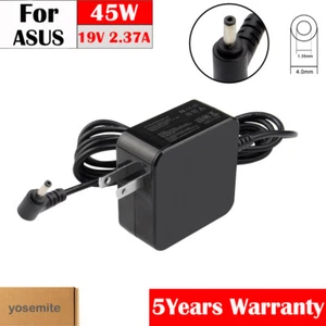 19V 2.37A 45W Laptop Charger For Asus AD883J20 E203MA E203M AC Adapter Power - Picture 1 of 11