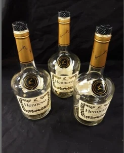 6 empty 750ml Hennessey Bottles - Picture 1 of 1