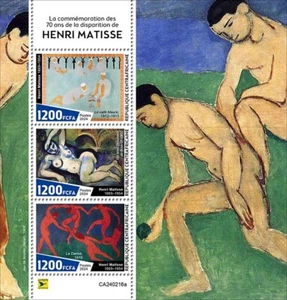 Zentralafrikanische Republik 2024 M/S Henri Matisse, Maler postfrisch - Bild 1 von 1