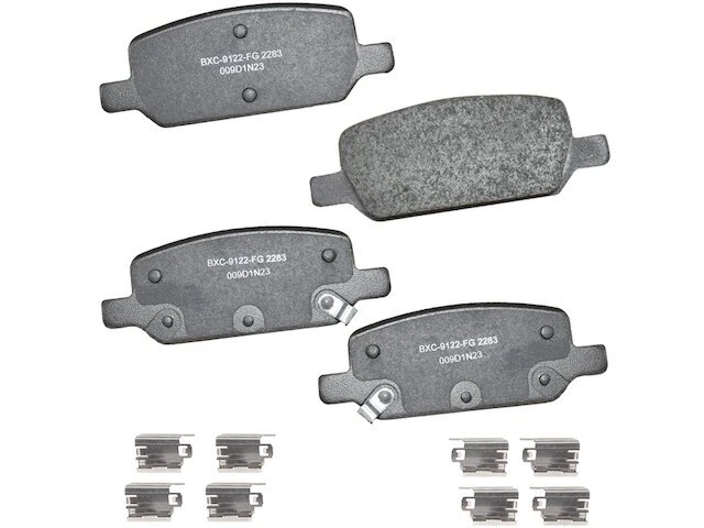 Juego de pastillas de freno traseras Bendix 81657NRBZ 2021 para Tesla Y 2020-2022 Foto 1 de 2