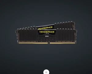 Corsair Vengeance DDR4 RAM 3200MHz/3600MHz 16GB Black/White Desktop Memory - Picture 1 of 6