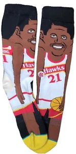 STANCE NBA Legends Socks Dominique Wilkins Atlanta Hawks NWOT Sz Med 8½-11 - Picture 1 of 2
