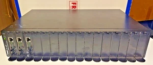 EtherWAN EMC1600 16-Bay Rackmount Media Converter Chassis two AC PSU EMC 1600 - Picture 1 of 7