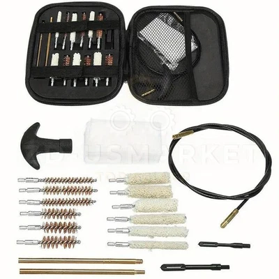 ZD-USMARKET 68PCS Universal Gun Rifle Pistol Handgun Shotgun Firearm Cleaning Kit Set w/ Box