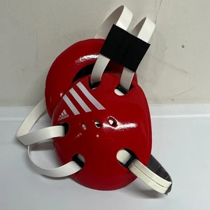 Casco de lucha libre Adidas Response protección para la cabeza rojo blanco - Imagen 1 de 5