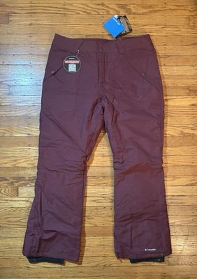 Women’s Burgundy Columbia Omni Tech/Heat Thermal Reflective Snow Pants XL NWT - Image 1 of 4