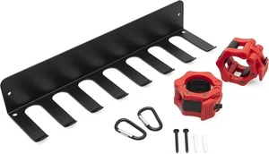Wandhalterung Fitnessgeräte Aufbewahrung Rack Widerstand Band & Langhantel Halter mit Hardware - Bild 1 von 7