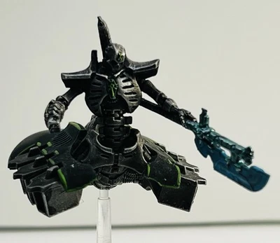 GW WH 40K Necrons Destroyer Lord Single Miniature Flying Stand Included. Painted - Image 1 of 4
