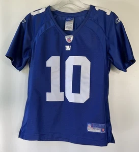 Camiseta cosida Reebok New York Giants Eli Manning juvenil talla pequeña - Imagen 1 de 6