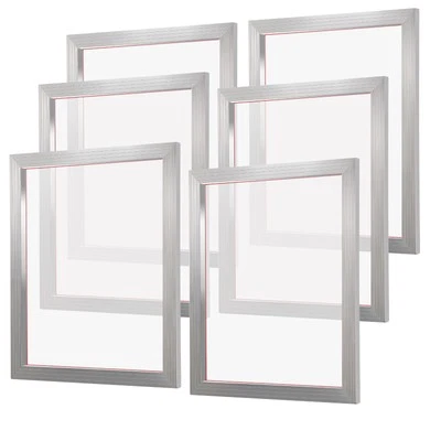 Screen Printing Kit Silk Screen Printing Frame 20x24in 160 Count Mesh 6pcs - Image 1 of 4
