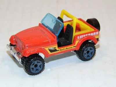 Jeep salvavidas Hot Wheels 2012 4x4 rojo Foto 1 de 4