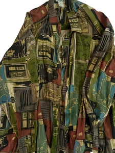 Pure silk shirt button down XL - Picture 1 of 2
