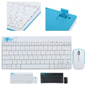 Tastatur Maus Set Wireless Protable Combo Mini Ultra Dünn Silent 2.4Ghz Für KUI - Bild 1 von 27