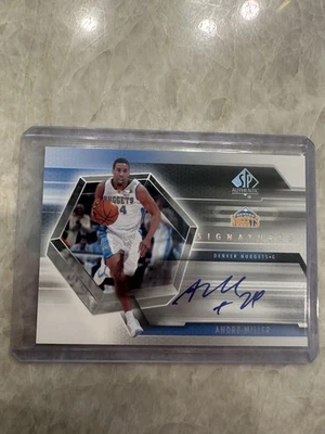 2004-05 SP Authentic SP Signatures Andre Miller #SP-AM Auto Denver Nuggets Rare - Image 1 of 4