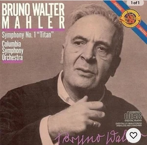 Mahler Symphony #1 Titan Columbia SO Bruno Walter CBS CD Mint - Picture 1 of 1