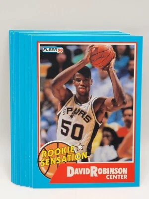 1990 Fleer Rookie Sensation 1-10 Complete Card Set w/ David Robinson RC - Image 1 of 4