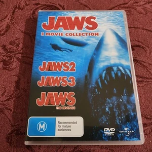 Jaws 3 Movie Collection Jaws 2, Jaws 3 & Jaws The Revenge (3 DVD) Region 4 - Picture 1 of 6