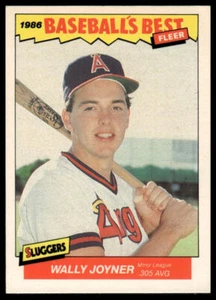 1986 Fleer Baseball's Best Sluggers vs. Pitchers #19 Wally Joyner - Picture 1 of 2