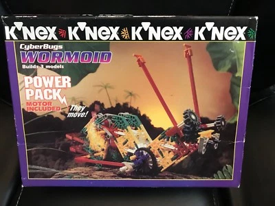 New K'NEX Cyberbugs Wormoid power pack motorized 1995 toy Rare - Image 1 of 4