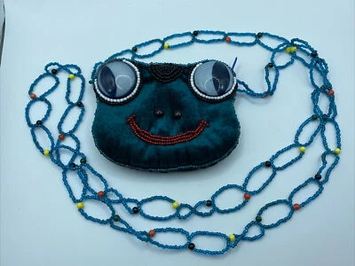 Cartera Rana - Bolso Bolsa 100% Terciopelo Seda Rana Foto 1 de 4