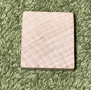 Hasbro 2001 Scrabble Replacement Parts Piece - Wooden “Blank” Tile - Picture 1 of 3
