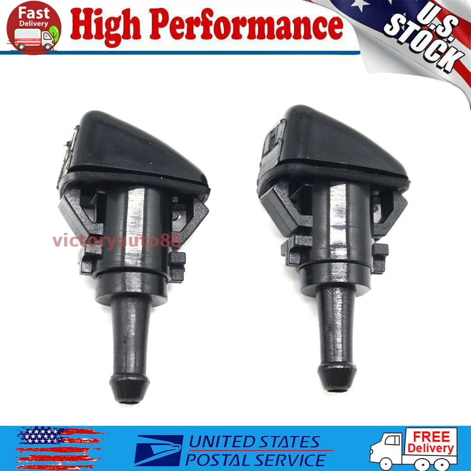 2 Windshield Washer Fluid Spray Nozzle 5113049aa for Dodge Charger RAM 1500 2500