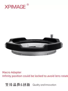 XPimage Macro Close Focus Lens Adapter for Leica M Lens to fujifilm GFX Camera - Picture 1 of 8