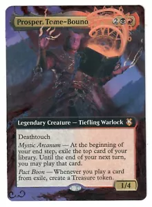 Prosper Tome-Bound Altered Art MTG Magic EDH Commander Extended Legendary 2021 - Picture 1 of 1