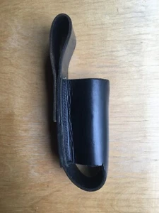 Hansen Leather Police / Security Flashlight Or Pepper Spray Holder 2” Diameter - Picture 1 of 7