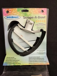 POURfect Scrape-A-Bowl Flex Edge Beater fits 5.0qt Tilt Head Mixer Attachment - Picture 1 of 5