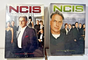 NCIS: Seasons 3 & 4 DVD BOXSETs NEW FACTORY SEALED Fast Shipping - Foto 1 di 4