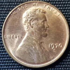 1970 S Lincoln Cent Fehler keine FG Initialen; Schwebedach. #864 - Bild 1 von 7