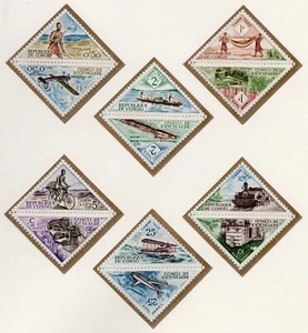 1961 - Repubblica del Congo - Segnatasse 6 val. MNH** - Picture 1 of 1