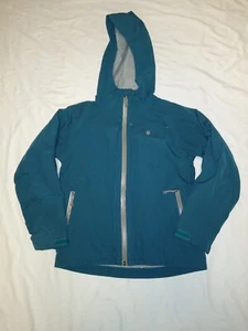 Girl's REI Green/Blue Hooded Zip Up Lightweight Jacket Tag Size Small - Picture 1 of 12