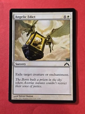 2013 Magic The Gathering Gatecrash #2 Angelic Edict, C, NF, cd1 - Image 1 of 3