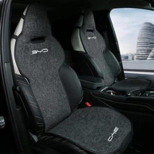 7pcs BYD Atto 3 Seat Cover Front Rear Full Linen Fabric Cushion Protective Mat - Picture 1 of 4