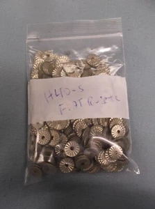 large lot silver flat rosette 3/8" dia  plaque trophy for plates 7oz JDS H40S - Picture 1 of 1