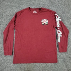 Cheech & Chong Shirt Herren Large rot BUDS Grafik T-Shirt Rundhals Langarm Erwachsene - Bild 1 von 13