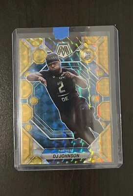 DJ Johnson #314 Rookie # 9/10 2023 Panini Mosaic Football - Image 1 of 2