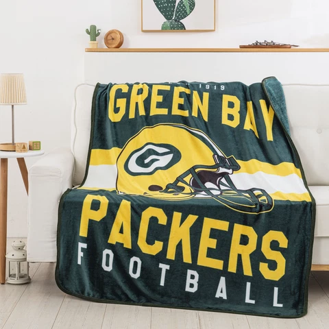 Northwest NFL Green Bay Packers "Singular" Silk Touch Throw Blanket, 45" x 60" Cover