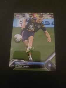 2023 TOPPS NOW MLS Playoffs #27 KAROL SWIDERSKI CHARLOTTE FC - Picture 1 of 2