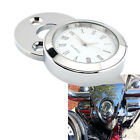 Motorcycle Fork Lock Clock Cover For Harley Davidson Road King Silvery