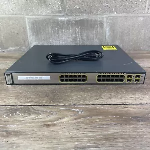 Cisco WS-C3750G-24T-S & WS-C3750G-24TS-S CATALYST - Picture 1 of 6