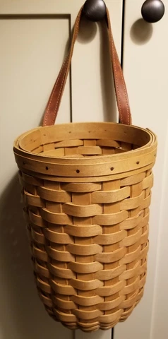 Vintage 2003 Longaberger Large Gatehouse Hanging Basket Cover