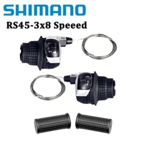 Shimano RevoShift SL-RS45 3 7 8 Speed Twist Grip Shifter Lever RS41 MTB Sparts - Picture 1 of 17