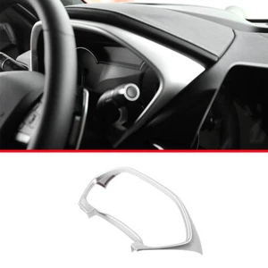 Matte Silver Instrument Dashboard Frame Cover 1pc Fit For Cadillac CT4 2020-2022 - Picture 1 of 6