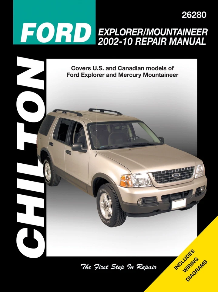 Ford Explorer Mercury Mountaineer Chilton 2002-2010 manual de cuidado total del automóvil 8361 Foto 1 de 1